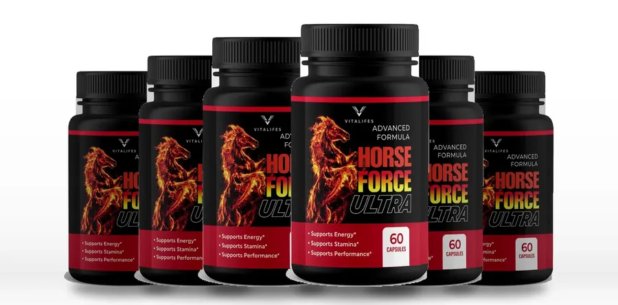 6-bottle pack of Horse Force